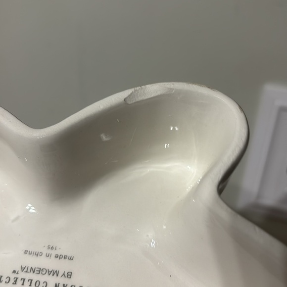 NIB Rae Dunn "CHILL" SNOWMAN CERAMIC WALL CLOCK - Picture 9 of 12